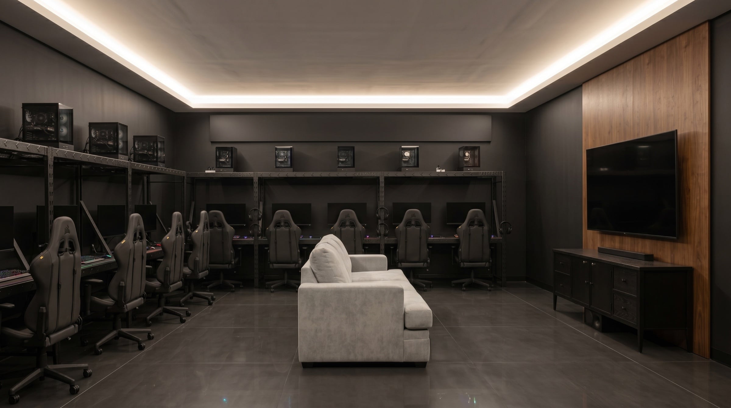 LK Amenities lounge interior
